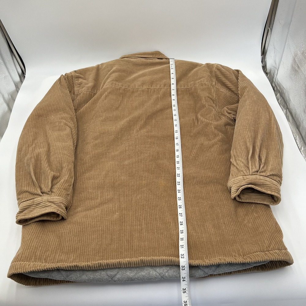 VTG 90s Men Protest Corduroy Quilted Skate Stussy Style Button Jacket Large Tall - Picture 10 of 10